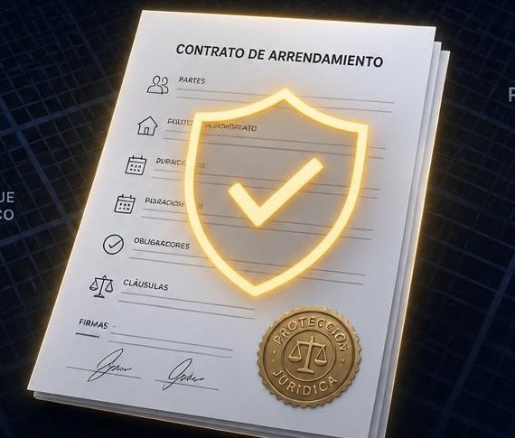 Contrato de arrendamiento con sello de protección jurídica